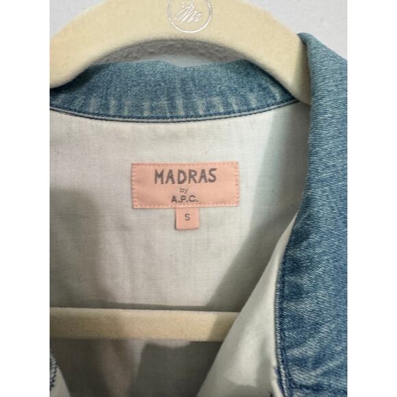 Madras by A.P.C. Denim Jakcet / Blouse - Picture 4 of 5